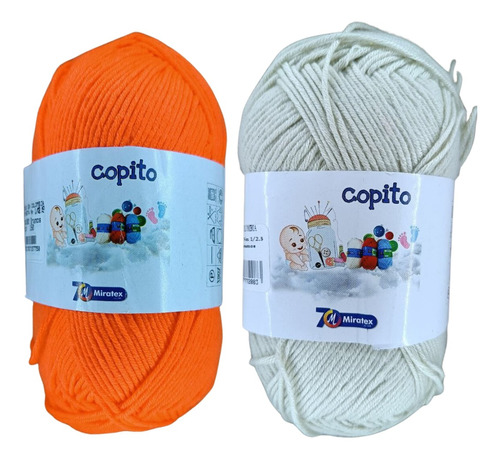 Lana Copito Pack 2 Ovillos De 100 Gr Colores Variados