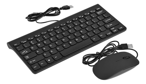 Richer-r Mini Wired Keyboard And Mouse Set Compact Size, Usb