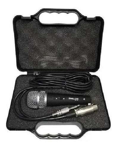 Microfono Karaoke Hd De 3mt Cable Reforzado Con Maleta 18k