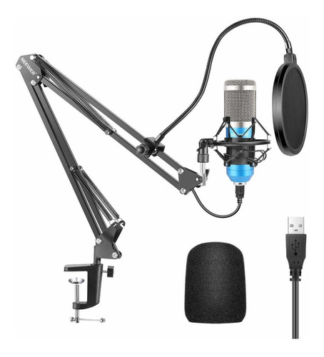 Microfono Neewer Nw-8000-usb Usb Kit 192khz/24bit Plug And P