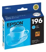 Comprar Cartucho de tinta Epson 196 color cian de 5 ml