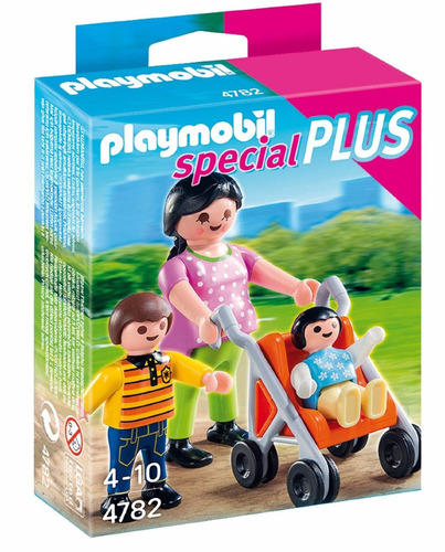 Playmobil Special Plus Mama Con Niños 4782 Figuras Educando