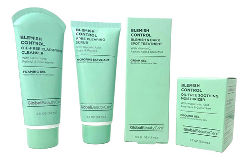 Colección Blemish Control Crema Gel Facial 4pk Global Beauty Normal Día/noche