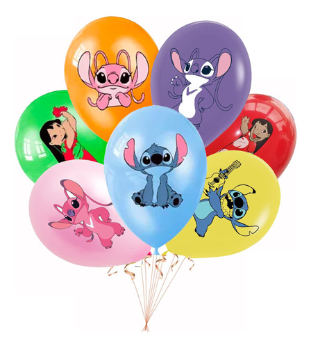 Dibujo Animado Lilo Stitch Globo Cumpleaño Decoracion Fiesta