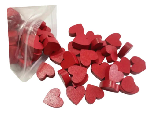 100x Corazón De Valentín, Letrero De Madera, Decoración