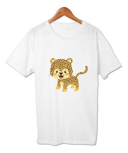 Animales Infantiles Leopardo Guepardo Remera Friki Tu Eres