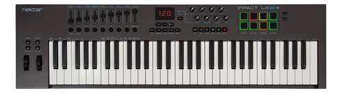 Controlador Midi Nektar Impact Lx61+ Usb 61 Teclas