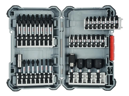 Imagen 2 de 9 de Set Puntas Y Tubos Impacto Bosch 36 Pz Enc 1/4 Pick Click