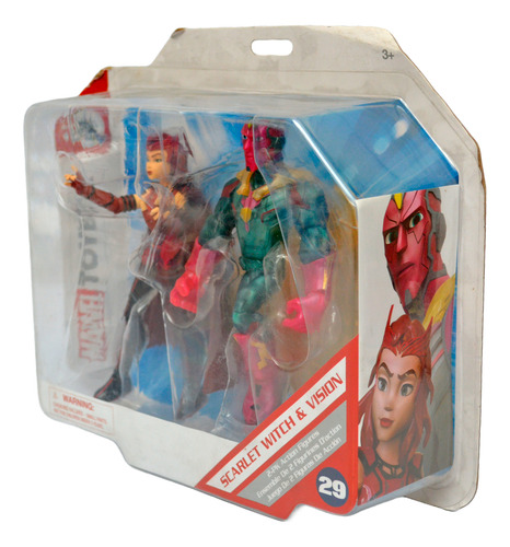 Figuras Scarlet Witch And Vision Wandavision Marvel Toybox