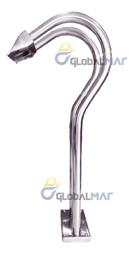 Cascata De Chão Para Piscinas Duplo X 1 Metro Em Aço Inox