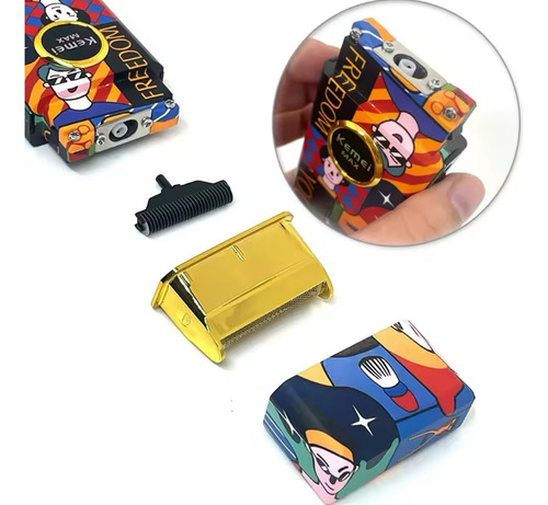 Repuestos Shaver Gamma Uno, Kemei Max, Stylecraft Uno. Dorado