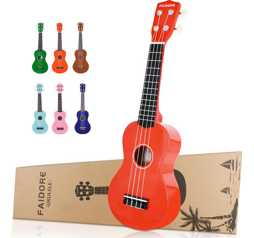 Ukelele Principiantes Ukelele Soprano De 21 Pulgadas Uk...