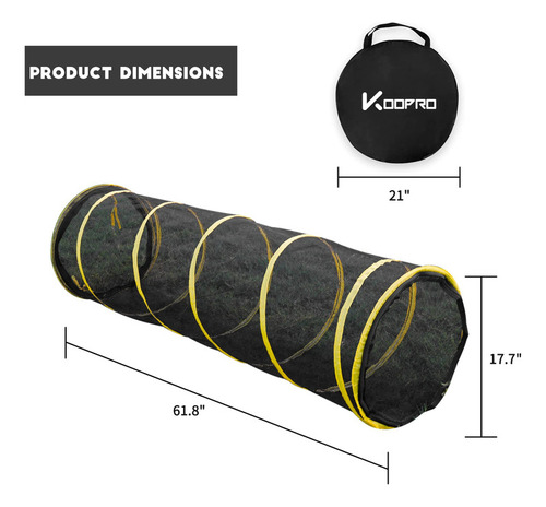 Koopro Catio Recinto, Túnel Para Gatos Y Tienda De Campaña