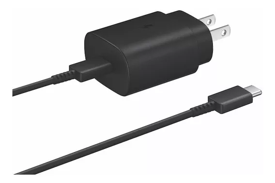 Cargador Samsung Cubo+cable Tipo C Fast 25w Bulk Original