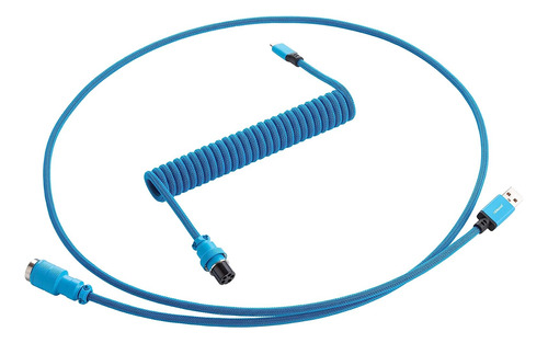 Cable De Teclado En Espiral Cablemod Pro (azul Espectro, Usb