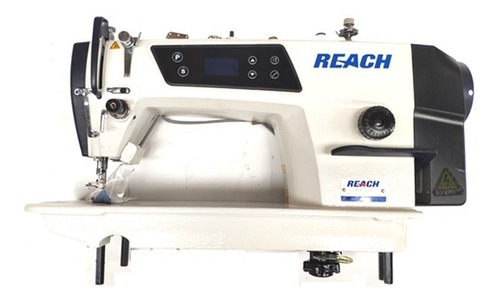 Maquina De Coser Recta Industrial Con Motor Servo Completa Color Blanco
