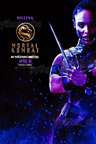 Pósters Película Mortal Kombat - 2021 - 120x85 - Personajes