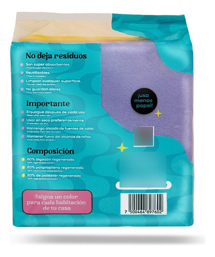 Trapo De Micro Fibra Multiusos Mr Wipey Caja 12pack (180pz)