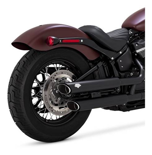 Vance & Hines Twin Slash 3'' Slip Ons Para '18-'20 Softail