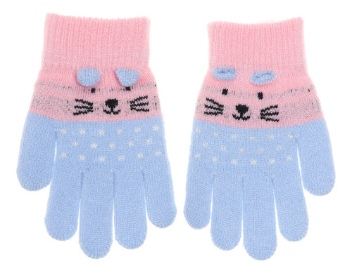 Guantes Gruesos Para Niños, Guantes De Punto Para Invierno,