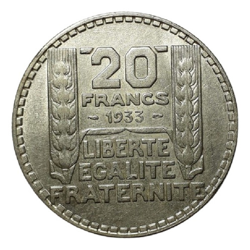 Francia - 20 Francos 1933 - Km 879 (ref 089)