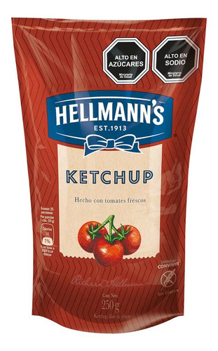 Ketchup Hellmans 1kg (1unidad)-super