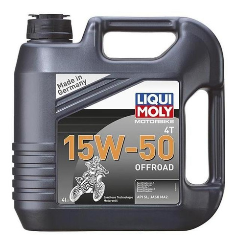 Aceite Motor Moto Liqui Moly 4t Synth 15w-50 Offroad 4 Lt