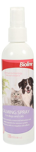 Spray Calmante Calming Bioline Para Perros Y Gatos 120ml