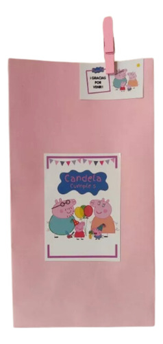 Bolsas De Papel Sorpresitas Personalizadas Peppa Pig