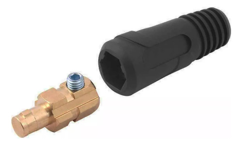 Conector Inversora De Solda 13mm Kit 2 Machos 2 Fêmeas