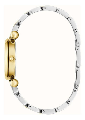 Relógio Feminino Guess Bicolor Analógico Cristais Original