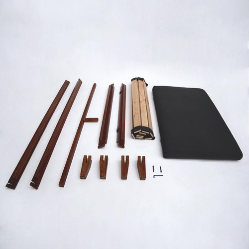 Imagen 3 de 3 de Base De Cama Minimalista Klint - Queen Size