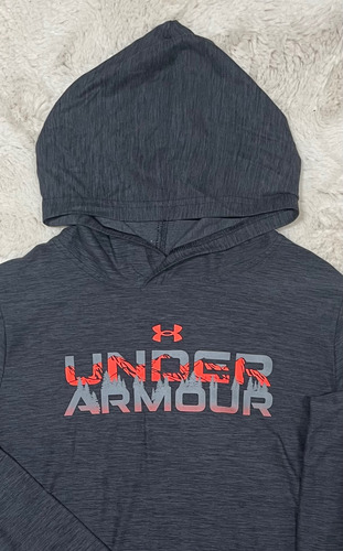 Sudadera Deportiva Para Niño L 14/16 Under Armour Con Gorro (Usado)