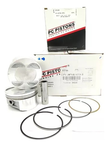 Piston Para Optra Design Advan Palio 1.8 C-anillo 3076r-0.75