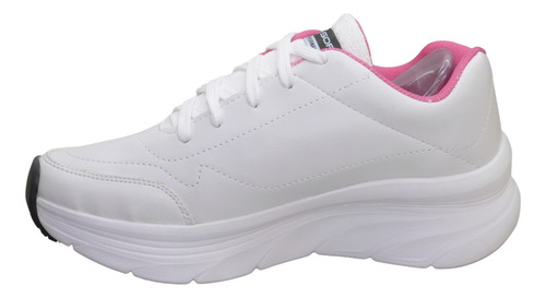 Zapatilla Deportiva Alta Taco Plataforma Cuero Moda Urbana