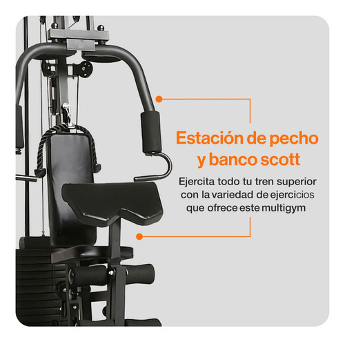 Gimnasio Multifuncional Bodytrainer Hg-321 Negro