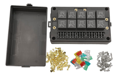 Caja De Relé De Fusibles Universal, 15 Ranuras Atc Ato Porta