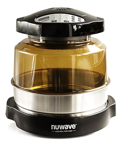 Nuwave Oven Pro Plus Con Anillo Extensor De Acero Inoxidable