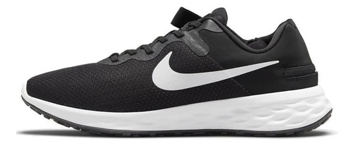 Tênis para homem Nike Revolution 6 FlyEase Next Nature cor preto/cinza-ferro/branco - adulto 41 BR