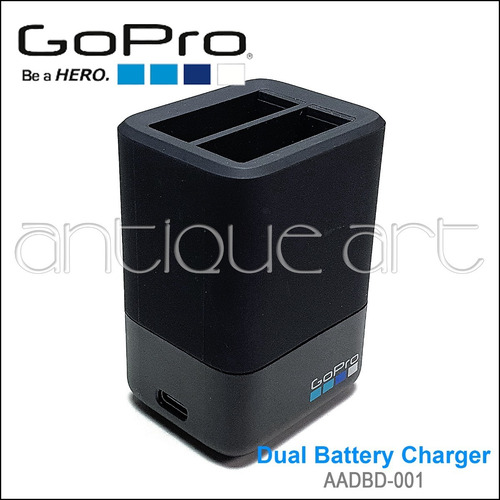 A64 Cargador Dual Gopro Aadbd-001 Original Para Hero7 6 5 (Usado)
