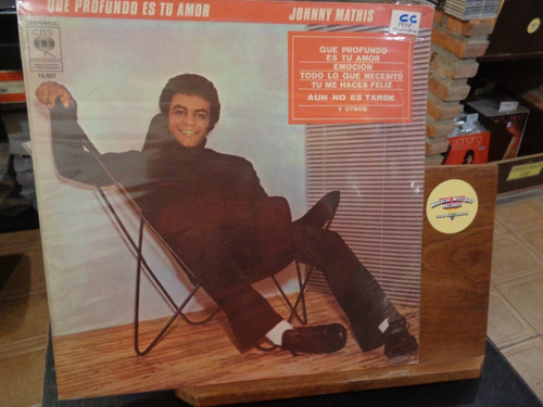 Johnny Mathis Que Profundo Es Tu Amor Vinilo Pop R