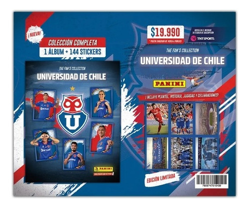 Álbum Completo Fan's Collection Universidad De Chile 2024.