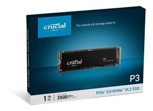 Disco sólido SSD interno Crucial CT1000P2SSD8 1TB
