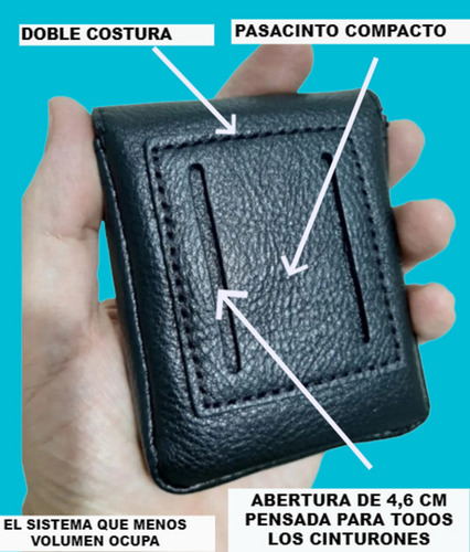 Funda Estuche Cuero Para Motorola Razr 60 Cinturón Pasacinto Suela Para Guardar El Celular Con Protección Puesta Dentro De La Funda De Cuero (silicona, Tpu, Goma)