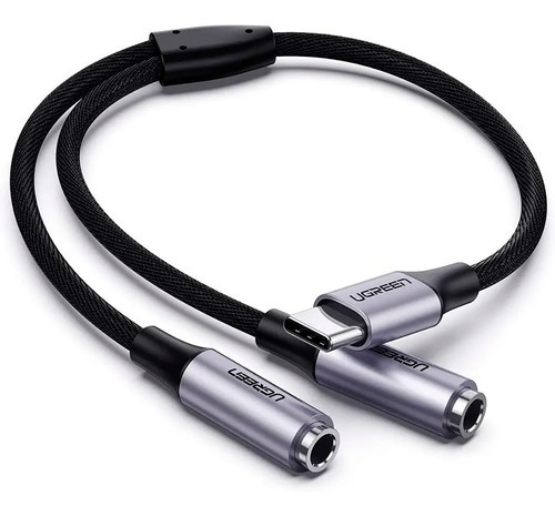Cable De Audio Usb-c A 3.5mm X 2 Hembra Ugreen 25cm - 30732