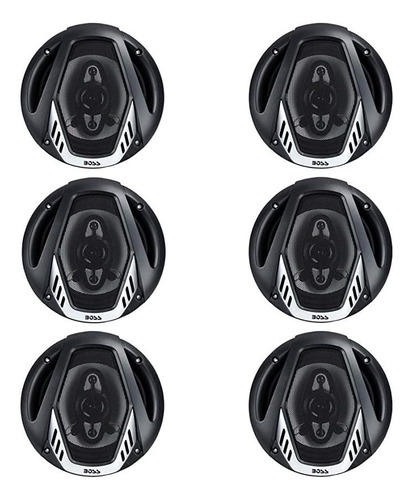 Boss Nx654 - Altavoces Coaxiales Para Coche (4 Vías, 6,5&#.