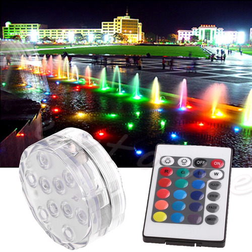 Velas Led Sumergibles Rgb 16 Colores Decor - Control Remoto