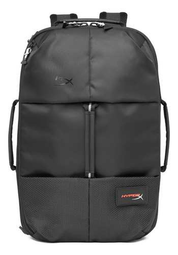 Mochila Hyperx Knight Para Notebook Durable Y Resistente Pre Color Negro Diseño de la tela Liso