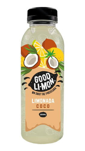 Jugo Goodli-mon Sabor Limonada Coco 380ml Caja De 12uni