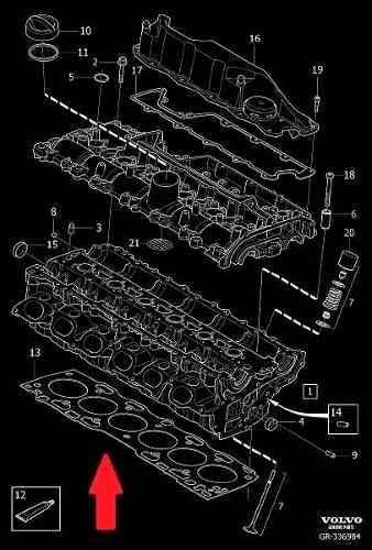 Junta Do Motor Volvo Xc60 3.2 Awd 2009 A 2013 Original